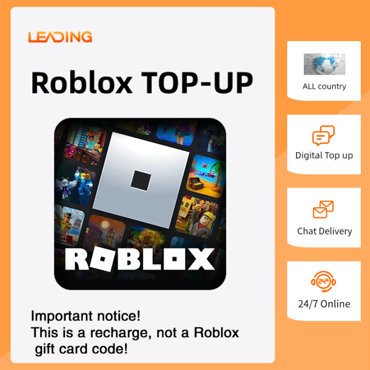 [ALL] Roblox Robux Top-up⚡All region Acc Robux Top up⚡80 ROBUX — 22500 ...