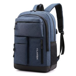 TB BAG #4019 FASHION 14INCHES CLASSIC STYLE BACKPACK WITH USB CHARGING PORT FOR MEN