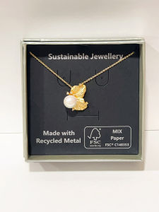 HART Butterfly White Pearl Gold Leaf Jewellery Series
