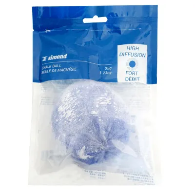 Simond High Diffusion High Flow Climbing Chalk Ball 35g x1 Gym Chalk Powder Climber Hand Anti Absorb Sweat Keep Hand Dry Cross Training Accessories