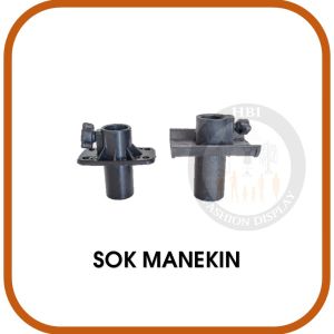 Sok Penyangga Tiang Patung Manekin
