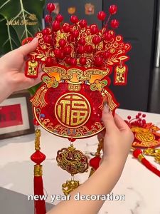 Good Fortune Spring Festival Pendants New with Tassel Chinese New Year Decoration Chinese Style Lucky Charm Wall Hanging Ornament Spring Festival Ornament Home