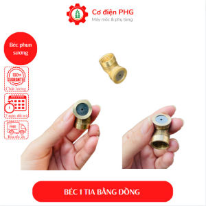 Béc 1 mắt tưới phun sương béc 1 tia phun xịt thuốc trừ sâu bằng đồng 100% cao cấp