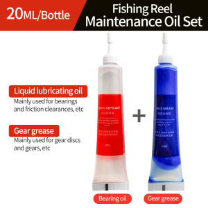 จารบี รอกตกปลา ชุดน้ำมันพร้อมจารบี สำหรับรอกตกปลา  ป้องกันจาระบี + น้ำมันหล่อลื่นสำหรับรอกตกปลา Baitcastingน้ำมันหยอดรอกSP30