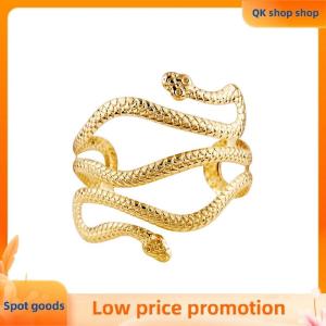 ✨QK shop✨ Open Snake Upper Arm Bangle Bracelet Adjustable Arm Cuff Bangle Bracelets for Women Fashion Jewelry