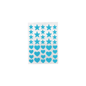 BW-K182 Stiker Penutup Jerawat Isi 36pcs 28pcs / Sticker Colorful Lucu Bentuk Hati Bintang Tempelan