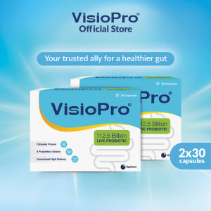 VisioPro® Capsule (2x30s) - 112.5 Billion Live Probiotics Count | For Gut & Immune Health