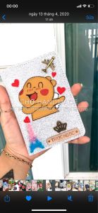 (Chat chốt tên-chọn màu) vỏ hộ chiếu quobee-bao hộ chiếu quobee