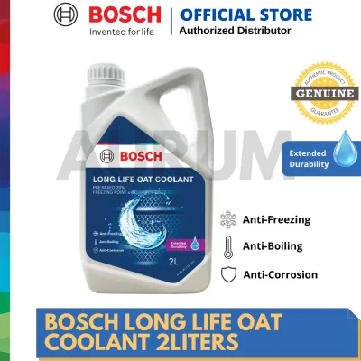 Bosch Coolant Long Life Antifreeze Coolant 2 Liters- Ready-to-Use Blue Coolant