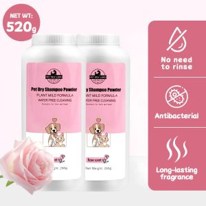 260g Anti-Tick and Flea Pet Dry Cleaning Powder Pet Dry Shampoo Powder 260g For Dog And Cat
