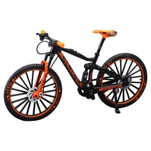 1:10 Scale Finger Mountain Bike Alloy Bicycles Model Miniature with Bright Colors Fun and Interesting Presents for Adult