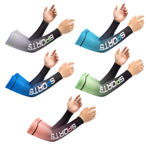 Ice Silk Arm Sleeves Cooling Sports Sleeves Arm Cover Compression Sleeves Sun Protections Arm Sleeves Cycling Sleeves