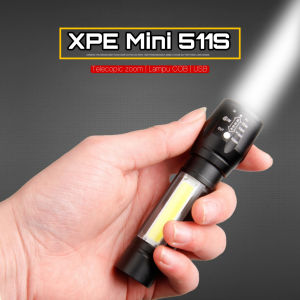 Senter Swat Mini Zoom - Senter Police LED U3 - Senter Swat T6 Mini - ctShop