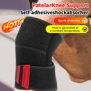 Adjustable Self-Adhesive Knee Support Brace Patellar Stabilizer Sports Injury Relief Compression Sleeve Joint Pain Relief Active Lifestyle Stabilizing Compression &amp Shock Absorption