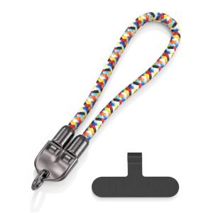 30cm Phones Lanyard Charging Data Cable Cord Type C to Type C PD240W 2 in 1 Charging Cord for Tablets Phones Laptops