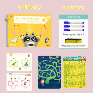 Payoe Magical Training Activity Book Anak Tk Titik Ke Buku Belajar Anak Dapat Dihapus