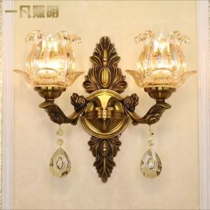 European style wall lamp living room TV background wall bedroom bedside lamps staircase Light