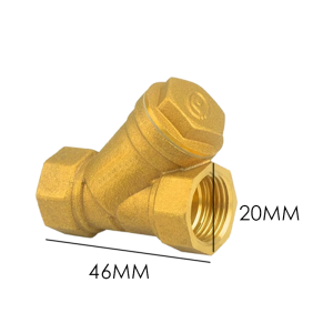1/2 3/4 1 Inch Brass Y Strainer Filter Brass Strainer Filter Ball Valve