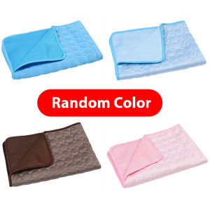 HATELI Dogs Summer Cooling Mat Pet Ice Pad Cool Sofa Mats Portable Cats Bed Sleeping Bed Ice Silk Mat Pet Cool Mattress
