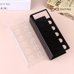 DAITING 1PC Acrylic Bút đánh dấu chủ với 10 khe cắm-treo tường khô xóa lưu trữ giá thiết kế cổ điển chủ bút phù hợp cho văn phòng