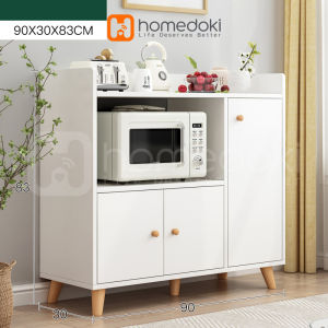 Homedoki Bufet Rak Dapur Rak Multifungsi / Kitchen Cabinet / Lemari Dapur Serbaguna / Bufet Minimalis / Lemari Multifungsi