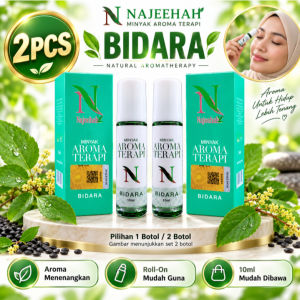NAJEEHAH Minyak Bidara Aromaterapi 10ml Roll-On Aroma Segar Mudah Dibawa & Selesa untuk Kegunaan Harian