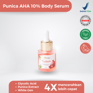 Punica AHA 10 Body Serum BPOM - Membuat Kulit Anda Terlihat Lebih Halus dan Bersinar