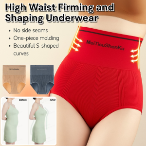 【Slim Waist and Curvy Hips in One Wear】High Waist Firming and Shaping Panties Hip Lift Tummy Control Underwear Slimming Butt Lifter Shapewear