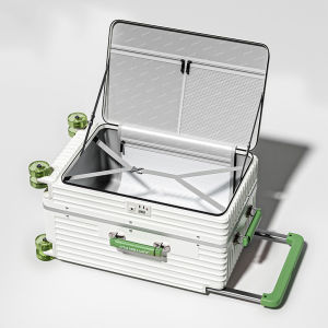 JUPITER FLY Side Front Opening Suitcase | 1:9 Large Capacity Cup Holder TSA Lock 360° Wheels