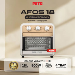 MITO AFOS18 Oven Air Fryer Multifunction with Water Dripping System 18 Liter