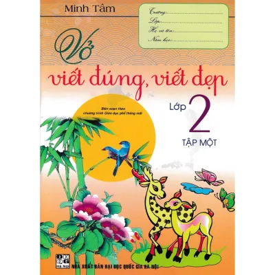 SÁCH - vở viết đúng viết đẹp lớp 2 - tập 1 (biên soạn theo chương trình giáo dục phổ thông mới)