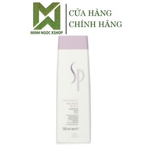 Dầu gội giảm gãy rụng cân bằng độ ẩm cho da đầu nhạy cảm Wella Sp Balance Scalp 250ML