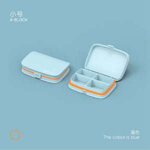 HKStorage Hộp Đựng Thuốc Hộp Đựng Thuốc Du Lịch Ngăn 4/6 Ngăn Hộp Sắp Xếp Thuốc Viên Hộp Đựng Thuốc Hộp Chia Ngăn