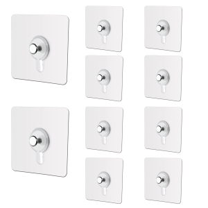 10PCS Non-Trace Self Adhesive Nails Hook For Photo Frame Hole Hanging Nail Wall Paste Tack Photos Cross