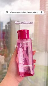 Glad2Glow Brightening Niacinamide Peach Micellar Water Makeup Remover Gentle Exfoliate Calm Hydrate