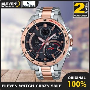 [Promo] Jam Tangan EDIFICE PRIA  ECB-900DC-1A ORIGINAL GARANSI 2 TH