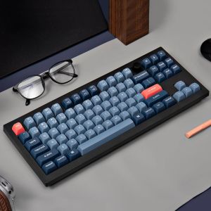 Keychron V3 Max QMK/melilui RGB Bluetooth/2.4 GHz/bergerak 87 kata kunci untuk Mac Windows Linux