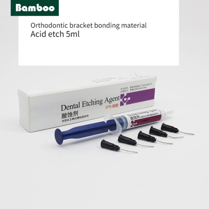 1box Dental Etch 37 Phosphoric Acid Cleaning Tooth Surface Etch Light