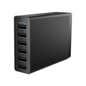 Multi USB Charger Station 50W Fast Charging Docking Station Wall Charger for Mobile Phones Tablets