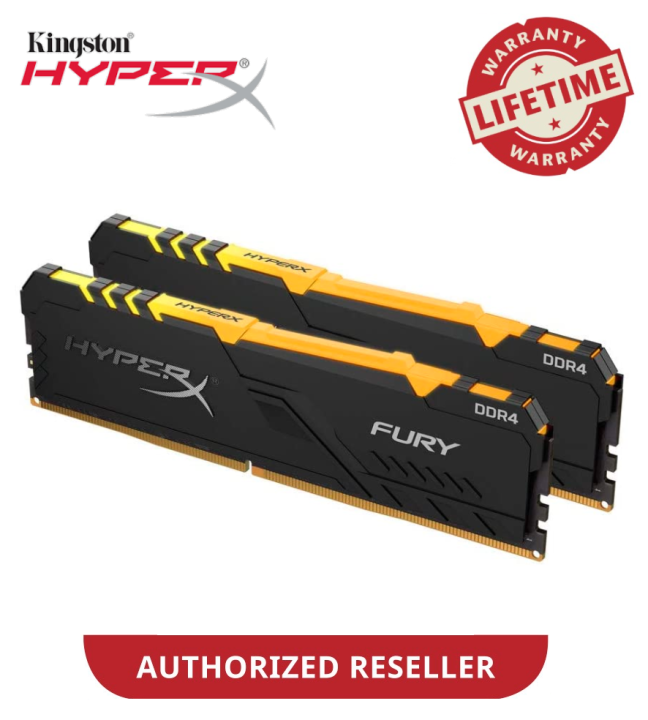 16gb Ddr4 2666mhz Hyperx Fury Rgb Ddr4 Ram PC Kingston HyperX Fury