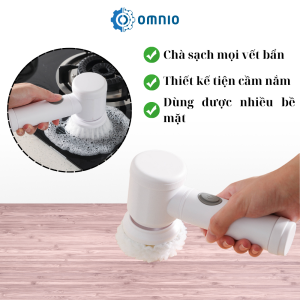 Bàn Chải Điện Cọ Rửa Thông Minh – Chùi Rửa Mọi Ngóc Ngách Sạch Bóng Như Mới