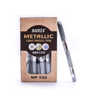 Bút Viết Lông Nhũ Metallic Ánh Bạc/Vàng Trang Trí Thiệp Sổ Tay Planner Đánh Dấu Trang