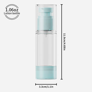 LSHUO ขวดรีฟิลแบบกดสุญญากาศขวดสเปรย์ขวดเครื่องสำอางขวดน้ำพกพาสำหรับเดินทาง