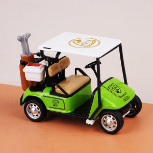 QUANSEN 1:12 Dollhouse Miniature Golf Cart Model Alloy Pull-back Car Kids Pretend Play Toys Doll House Accessories