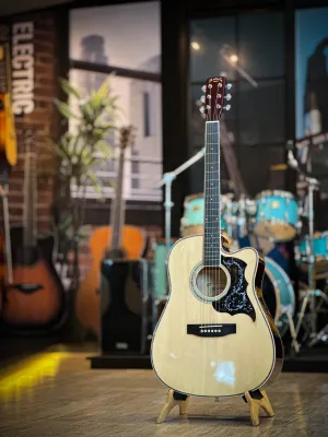 กีต้าร์โปร่ง Martin lee MD-410C / KAZUKI KZ-41C & Deluxe / Kama K-410C ภาคไฟฟ้า Double OS-1 ขนาด 41 นิ้ว เลือกเซตสุดคุ้ม! แถมกระเป๋า+คาโป้+ปิ๊ก4+ประแจ