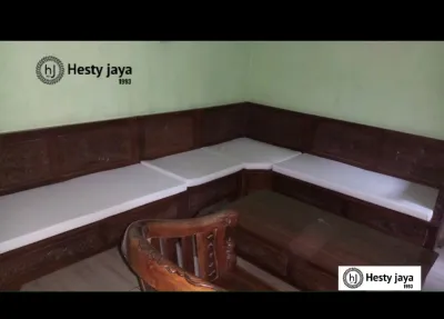 SET ALAS DUDUK SUDUT KURSI KAYU / KURSI TAMU TEBAL 5CM