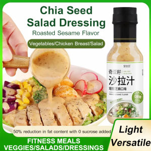 【Two bottles】Chia Seed Salad Dressing Fruit and Vegetable Sweet Taste Salad Dressing
