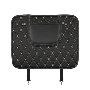 2PCS Pelindung Belakang Kursi Mobil Alas Anti Tendangan Kursi Mobil Seat Protection Pad PU Leather Cover