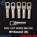 Đầu cốt đồng mạ dài, đầu cos mạ dài M16 M25 M35 M50 M70 M95 M120 M150 M185 M240 M300,  cosse đồng dài 16mm2 25mm2 35mm2 50mm2 70mm2 95mm2 120mm2 150mm2 185mm2 240mm2 300mm2. 