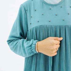 GAMIS SABYAN MIX PLISKET SERUTY BABYDOLL TERBARU / GAMIS PESTA TERBARU DAN TERLARIS